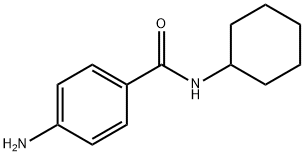 4-氨基-N-环己基苯甲酰胺 结构式