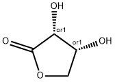 (3R,4R)-3,4-dihydroxyoxolan-2-one 结构式