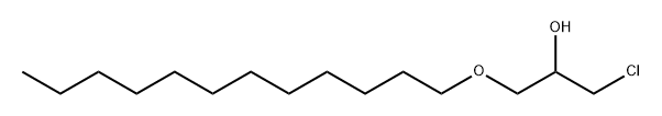 1-chloro-3-(dodecyloxy)propan-2-ol 结构式