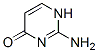 4(1H)-Pyrimidinone, 2-amino- (9CI) 结构式
