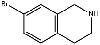 7-溴-1,2,3,4-四氢异喹啉 结构式