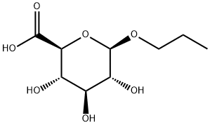 Propyl b-D-glucuronide 结构式