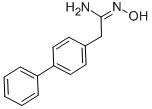 [1,1'-BIPHENYL]-4-ETHANIMIDAMIDE, N-HYDROXY 结构式