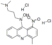 N-(3-dimethylaminopropyl)-N-(4-methyl-1-nitro-acridin-9-yl)hydroxylami ne dihydrochloride 结构式