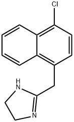 氯萘唑啉 结构式