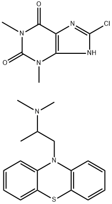 茶氯酸异丙嗪 结构式