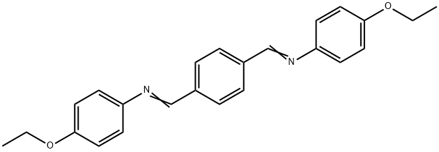 N,N'-二(对乙氧基苯基)-1,4-苯二甲亚胺 结构式