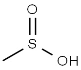 Methanesulfonic acid 结构式