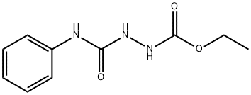 1 - 乙氧羰基-4 - 苯基氨基脲 结构式