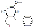 METHYL (1S,2S)-1-BENZYL-3-CHLORO-2-HYDROXYPROPYLCARBAMATE 结构式