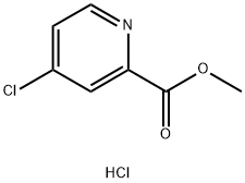 4-氯-2-吡啶甲酸甲酯盐酸盐 结构式