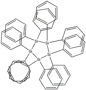 Decaphenylcyclopentasilane 结构式