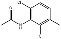N-(2,6-dichloro-3-methylphenyl)acetamide  结构式