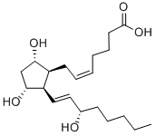 8-ISO PROSTAGLANDIN F2BETA 结构式