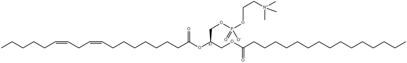 1,2-DIACYL-SN-GLYCERO-3-PHOSPHOCHOLINE 结构式