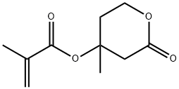 甲基丙烯酸甲瓦龙酸内酯(含稳定剂甲氧基氢醌) 结构式