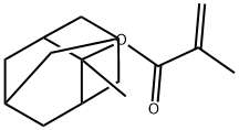 2-甲基-2-甲基丙烯酸金刚烷酯 结构式
