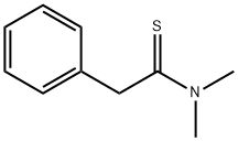 N,N-二甲基-2-苯基硫代乙酰胺 结构式