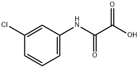 [(3-氯苯基)氨基](氧代)乙酸 结构式