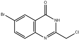 6-BROMO-2-CHLOROMETHYL-QUINAZOLIN-4-OL 结构式