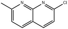 2-氯-7-甲基-1,8-萘啶 结构式