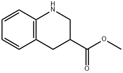 1,2,3,4-四氢喹啉-3-羧酸甲酯 结构式