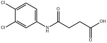 4-((3,4-二氯苯基)氨基)-4-氧代丁酸 结构式