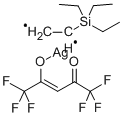三乙基乙烯硅烷(六氟乙酰丙酮)银 结构式