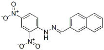 2-Naphthalenecarbaldehyde 2,4-dinitrophenyl hydrazone 结构式