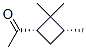Ethanone, 1-(2,2,3-trimethylcyclobutyl)-, (1S-cis)- (9CI) 结构式