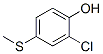 2-Chloro-4-(methylthio)phenol 结构式