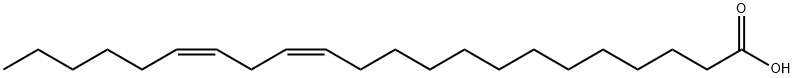 顺13,16-二十二碳二烯酸 结构式