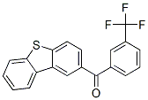 2-(m-Trifluoromethylbenzoyl)dibenzothiophene 结构式