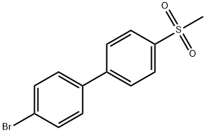4-溴-4'-(甲基磺酰基)-1,1'-联苯 结构式