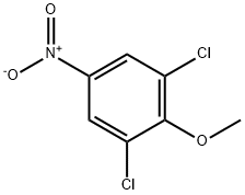 2,6-二氯-4-硝基苯甲醚 结构式