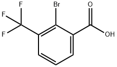 2-溴-3-三氟甲基苯甲酸 结构式