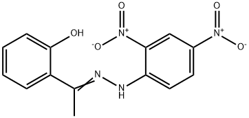 2'-Hydroxyacetophenone 2,4-dinitrophenyl hydrazone 结构式