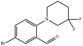 5-Bromo-2-(3,3-difluoropiperidin-1-yl)benzaldehyde