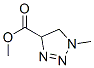 1H-1,2,3-Triazole-4-carboxylicacid,4,5-dihydro-1-methyl-,methylester(9CI) 结构式