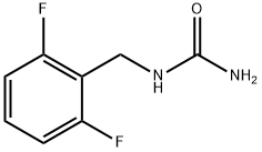 (2,6-Difluoro-benzyl)-urea 结构式