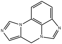 7H-Diimidazo[1,5-a:1,5,4-de]quinoxaline(9CI) 结构式
