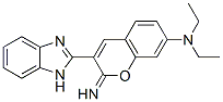 3-(1H-苯并咪唑-2-基)-N,N-二乙基-2-亚氨-2H-1-苯并吡喃-7-胺 结构式