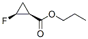 Cyclopropanecarboxylic acid, 2-fluoro-, propyl ester, (1S,2S)- (9CI) 结构式