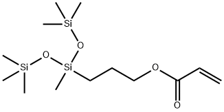 (3-丙烯酰氧基)甲基双(三甲基硅氧基)硅烷 结构式
