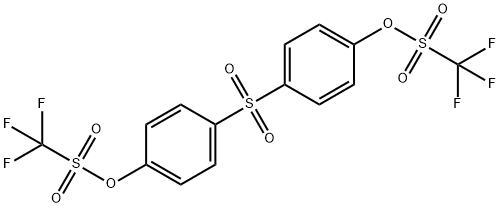 1,1'-硫酸双(4-[(三氟甲基)磺酰氧基]苯) 结构式