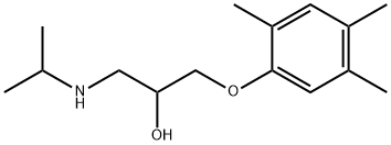 1-(Isopropylamino)-3-(2,4,5-trimethylphenoxy)-2-propanol 结构式