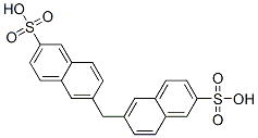 2-Naphthalenesulfonic acid, 6,6-methylenebis- 结构式