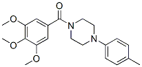 1-(p-Tolyl)-4-(3,4,5-trimethoxybenzoyl)piperazine 结构式