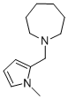N-((1-METHYLPYRROL-2-YL)METHYL)HEXAMETHYLENEIMINE 结构式