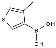 4-甲基-3-噻吩硼酸 结构式